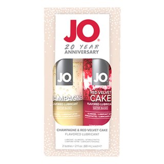 Eropartner - INTERSLASH B.V. System JO - 20 Year Anniversary Gift Set Champagne & Red Velvet Cake 2 x 60ml