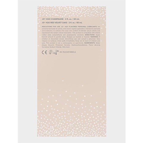 Eropartner - INTERSLASH B.V. System JO - 20 Year Anniversary Gift Set Champagne & Red Velvet Cake 2 x 60ml Eropartner - INTERSLASH B.V. System JO - 20 Year Anniversary Gift Set Champagne & Red Velvet Cake 2 x 60ml