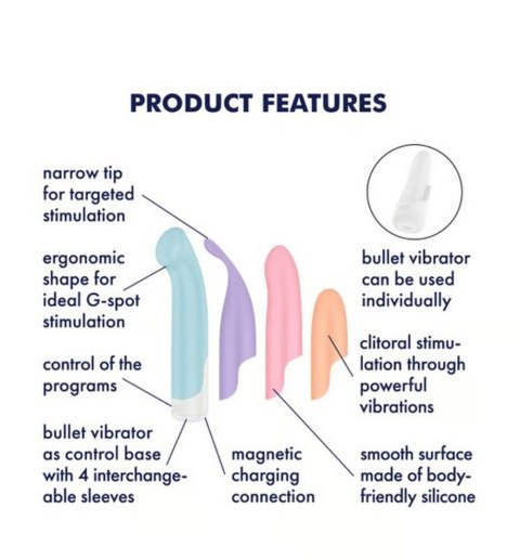 Satisfyer - Playful Four Zestaw wibratorów Satisfyer - Playful Four Zestaw wibratorów