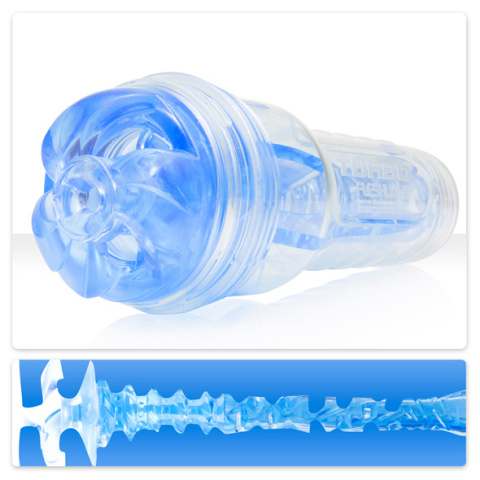 Fleshlight Turbo Thrust Ice Blue – zaawansowany masturbator męski symulujący seks oralny Fleshlight Turbo Thrust Ice Blue – zaawansowany masturbator męski symulujący seks oralny