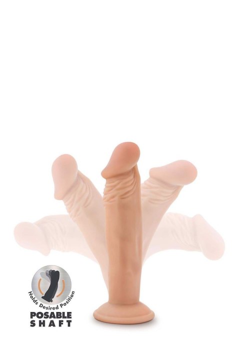 DR. SKIN PLUS 6 INCH POSABLE DILDO VANILLA DR. SKIN PLUS 6 INCH POSABLE DILDO VANILLA