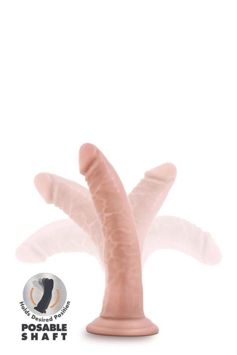 DR. SKIN PLUS 7 INCH POSABLE DILDO VANILLA DR. SKIN PLUS 7 INCH POSABLE DILDO VANILLA