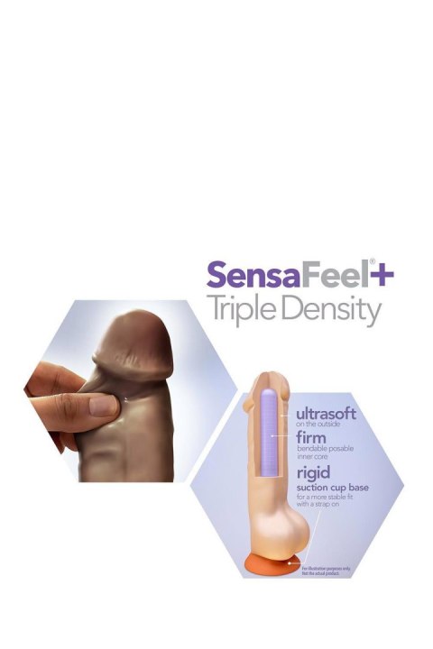DR. SKIN PLUS 8 INCH THICK POSEABLE DILDO WITH SQUEEZABLE BALLS CHOCOLATE DR. SKIN PLUS 8 INCH THICK POSEABLE DILDO WITH SQUEEZABLE BALLS CHOCOLATE