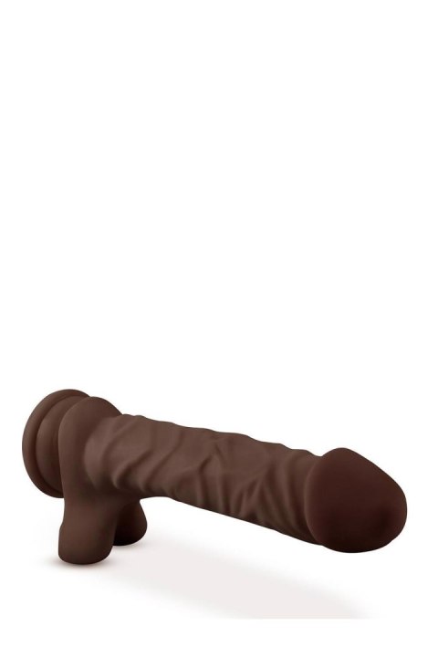 DR. SKIN PLUS 9 INCH POSABLE DILDO WITH BALLS CHOCOLATE DR. SKIN PLUS 9 INCH POSABLE DILDO WITH BALLS CHOCOLATE