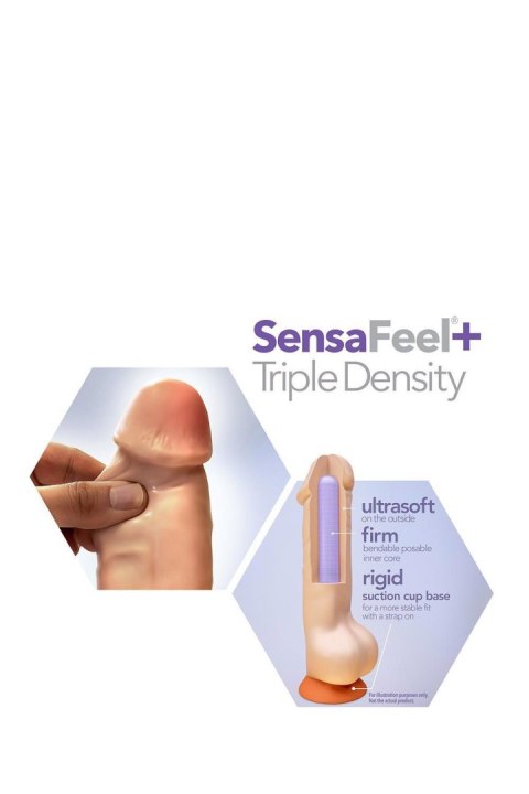DR. SKIN PLUS 9 INCH POSABLE DILDO WITH BALLS VANILLA DR. SKIN PLUS 9 INCH POSABLE DILDO WITH BALLS VANILLA