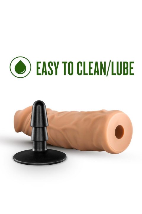 LOCK ON ARGONITE 8 INCH DILDO WITH SUCTION CUP ADAPTER MOCHA LOCK ON ARGONITE 8 INCH DILDO WITH SUCTION CUP ADAPTER MOCHA