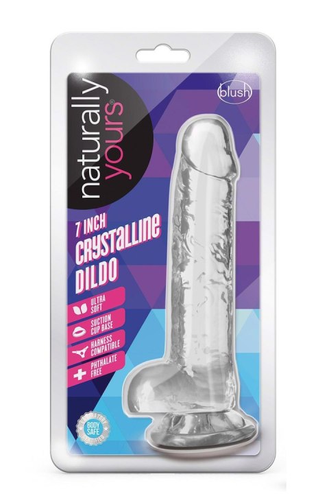 NATURALLY YOURS 7" CRYSTALLINE DILDO DIAMOND NATURALLY YOURS 7" CRYSTALLINE DILDO DIAMOND