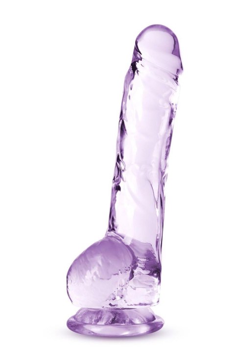 NATURALLY YOURS 8" CRYSTALLINE DILDO AMETHYST NATURALLY YOURS 8" CRYSTALLINE DILDO AMETHYST