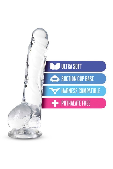 NATURALLY YOURS 8" CRYSTALLINE DILDO DIAMOND NATURALLY YOURS 8" CRYSTALLINE DILDO DIAMOND