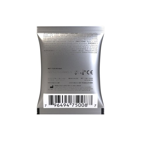 Eropartner - INTERSLASH B.V. System JO - Sachet Classic Hybrid 5 ml Eropartner - INTERSLASH B.V. System JO - Sachet Classic Hybrid 5 ml