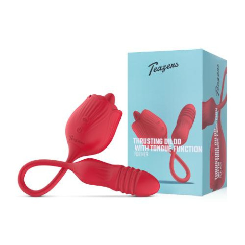 Teazers Rose Wibrator z dildo Teazers Rose Wibrator z dildo