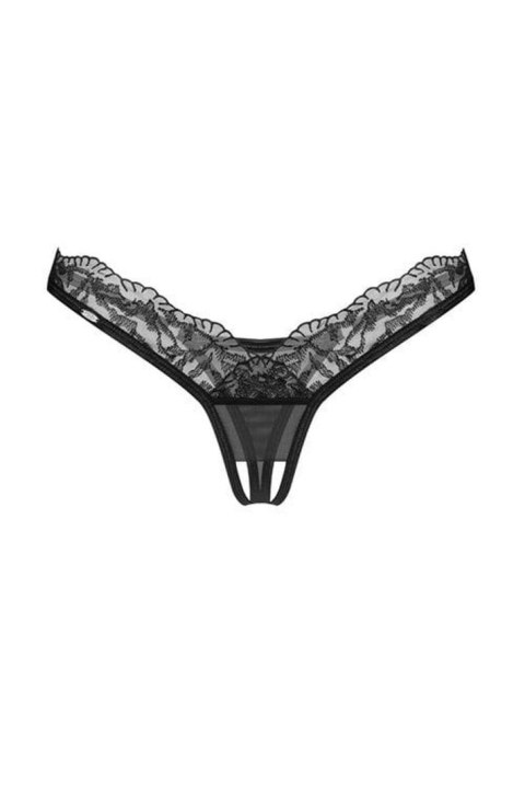 Obsessive - Arrowel Black otwarte stringi 2XL/3XL Obsessive - Arrowel Black otwarte stringi 2XL/3XL