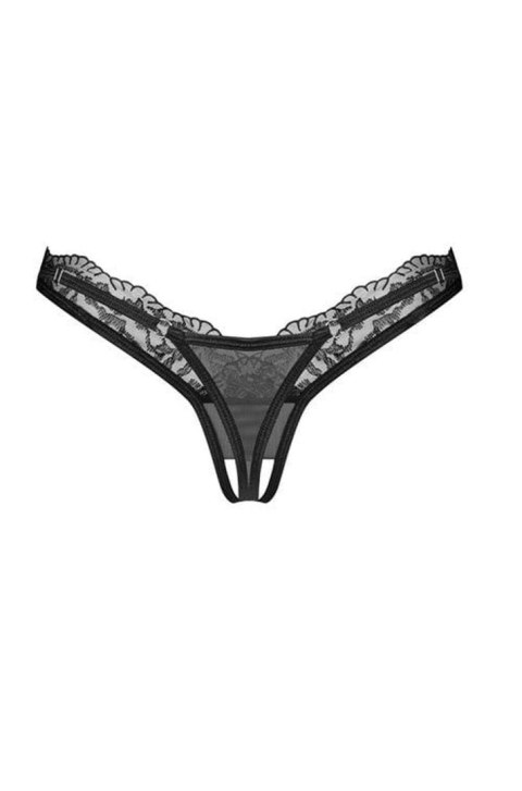 Obsessive - Arrowel Black otwarte stringi 2XL/3XL Obsessive - Arrowel Black otwarte stringi 2XL/3XL
