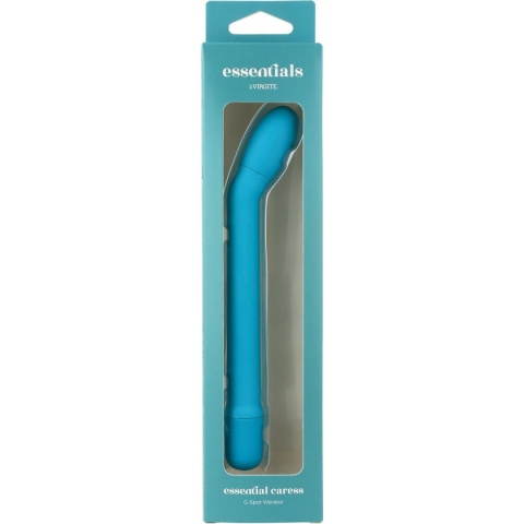 Virgite Caress Blue – wibrator punktu G z zaokrągloną końcówką Virgite Caress Blue – wibrator punktu G z zaokrągloną końcówką