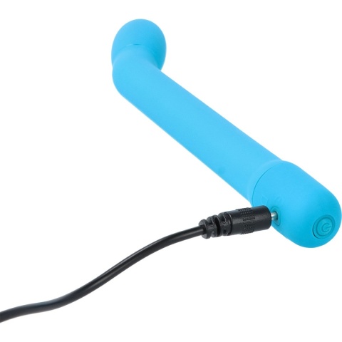 Virgite Caress Blue – wibrator punktu G z zaokrągloną końcówką Virgite Caress Blue – wibrator punktu G z zaokrągloną końcówką