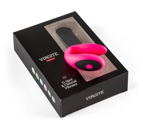 Virgite E12 Pink – Wibrator dla par z pilotem i stymulacją punktu G oraz łechtaczki Virgite E12 Pink – Wibrator dla par z pilotem i stymulacją punktu G oraz łechtaczki