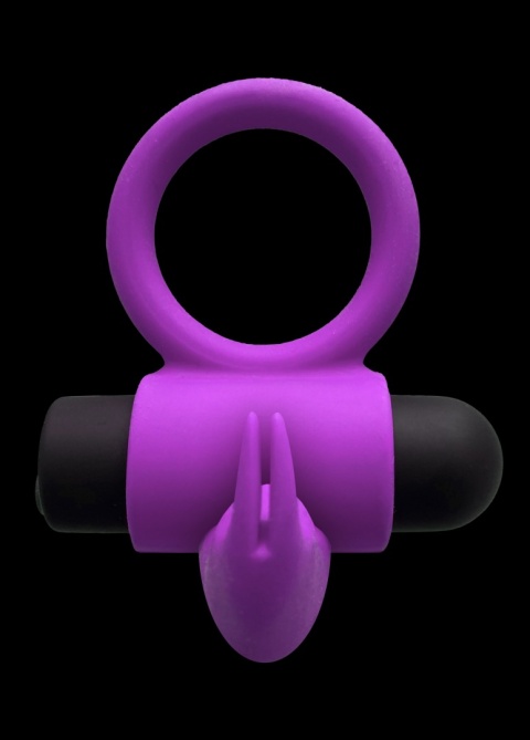 Virgite E9 Purple – Wibrujący pierścień erekcyjny z uszkami stymulującymi Virgite E9 Purple – Wibrujący pierścień erekcyjny z uszkami stymulującymi
