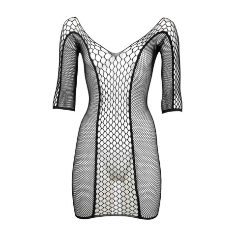SHOTS Duo Net Sleeved Mini Dress - One Size