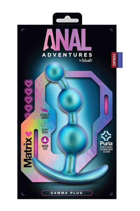 ANAL ADVENTURES MATRIX GAMMA PLUG NEPTUNE TEAL ANAL ADVENTURES MATRIX GAMMA PLUG NEPTUNE TEAL