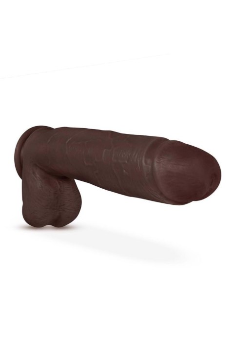 AU NATUREL HUGE 10" DILDO CHOCOLATE AU NATUREL HUGE 10" DILDO CHOCOLATE