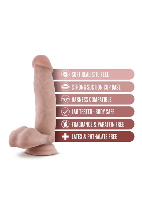 DR. SKIN DR. MARK 7 INCH DILDO WITH BALLS BEIGE DR. SKIN DR. MARK 7 INCH DILDO WITH BALLS BEIGE