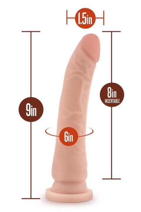 DR. SKIN PLUS 9 INCH POSABLE DILDO VANILLA DR. SKIN PLUS 9 INCH POSABLE DILDO VANILLA