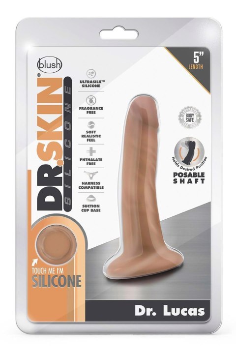 DR. SKIN SILICONE DR. LUCAS 5 INCH DONG WITH SUCTION CUP MOCHA DR. SKIN SILICONE DR. LUCAS 5 INCH DONG WITH SUCTION CUP MOCHA