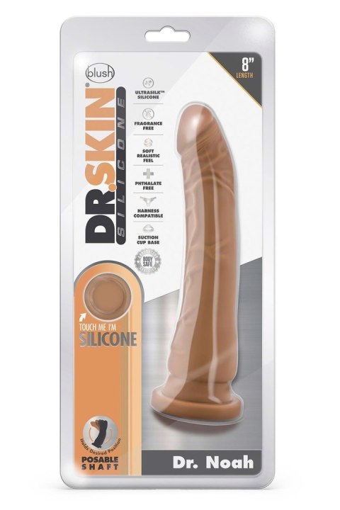 DR. SKIN SILICONE DR. NOAH 8 INCH DONG WITH SUCTION CUP MOCHA DR. SKIN SILICONE DR. NOAH 8 INCH DONG WITH SUCTION CUP MOCHA