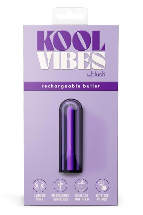 KOOL VIBES RECHARGEABLE MINI BULLET GRAPE KOOL VIBES RECHARGEABLE MINI BULLET GRAPE