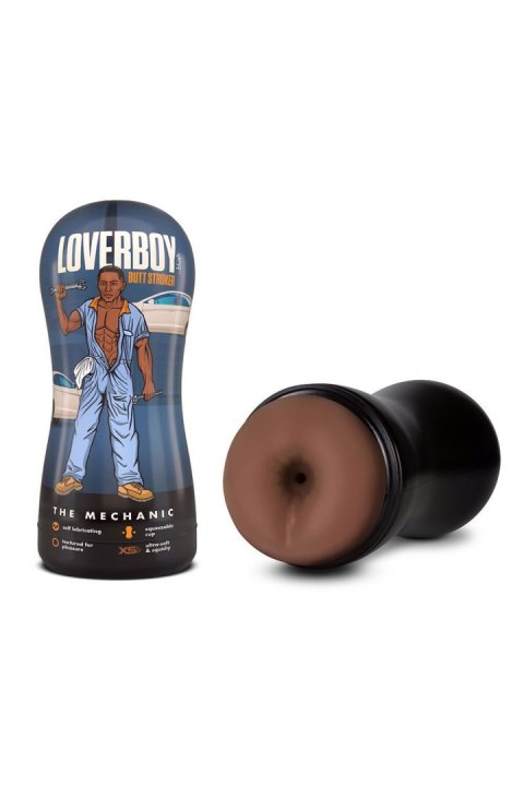 LOVERBOY THE MECHANIC SELF LUBRICATING STROKER BROWN LOVERBOY THE MECHANIC SELF LUBRICATING STROKER BROWN