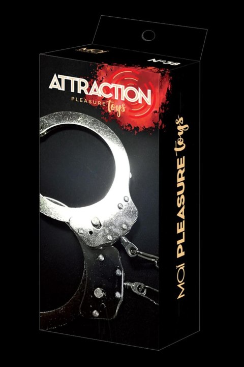 MAI No.38 METAL HANDCUFFS SILVER MAI No.38 METAL HANDCUFFS SILVER