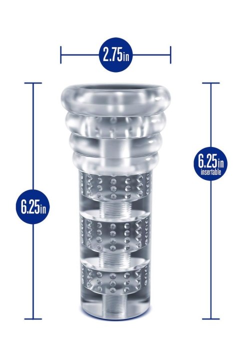 RIZE LUZÂ SELF LUBRICATING STROKER CLEAR RIZE LUZÂ SELF LUBRICATING STROKER CLEAR