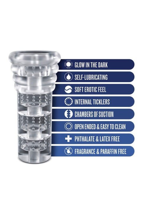 RIZE LUZÂ SELF LUBRICATING STROKER CLEAR RIZE LUZÂ SELF LUBRICATING STROKER CLEAR