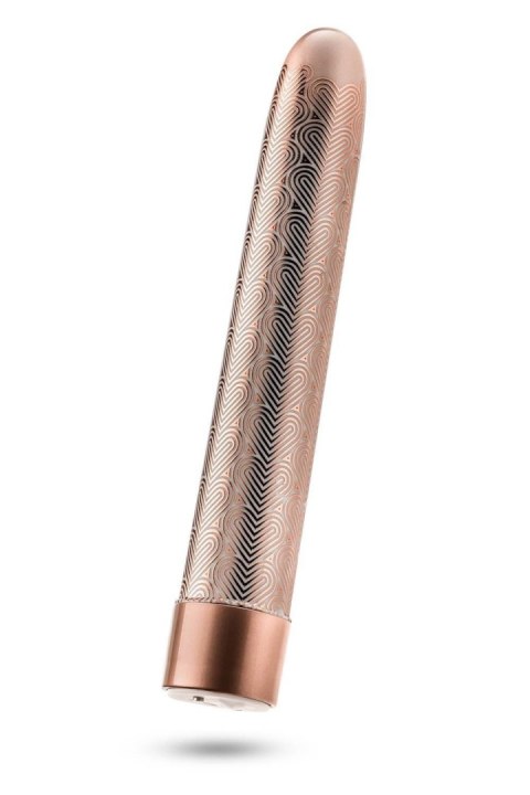 THE COLLECTION LATTICE 7 INCH RECHARGEABLE VIBE ROSE GOLD THE COLLECTION LATTICE 7 INCH RECHARGEABLE VIBE ROSE GOLD