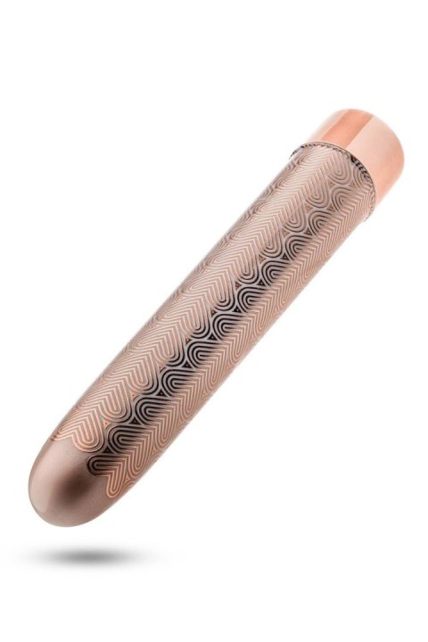 THE COLLECTION LATTICE 7 INCH RECHARGEABLE VIBE ROSE GOLD THE COLLECTION LATTICE 7 INCH RECHARGEABLE VIBE ROSE GOLD