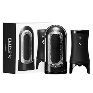 Tenga Tenga masturbator Flip Zero EVR Electronic Vibrotation Black