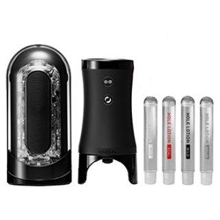 Tenga Tenga masturbator Flip Zero EVR Electronic Vibrotation Black