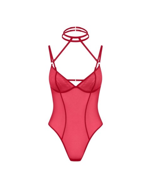 Promees Mara Red – zmysłowe czerwone body M/L Promees Mara Red – zmysłowe czerwone body M/L