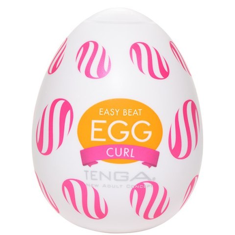 Tenga Elastyczny mini masturbator jajko Tenga Egg Wonder Curl EGG-W05