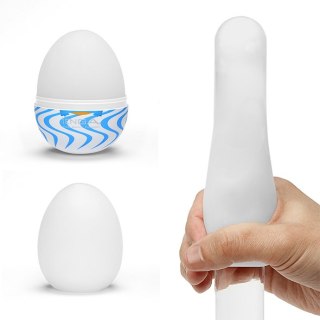 Tenga Elastyczny mini masturbator jajko Tenga Egg Wonder Wind EGG-W01