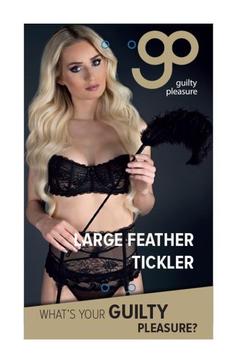 GP LARGE FEATHER TICKLER BLACK GP LARGE FEATHER TICKLER BLACK