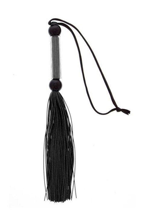GP SILICONE FLOGGER WHIP BLACK GP SILICONE FLOGGER WHIP BLACK