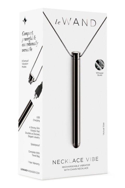 LE WAND LE WAND VIBRATING NECKLACE BLACK LE WAND LE WAND VIBRATING NECKLACE BLACK