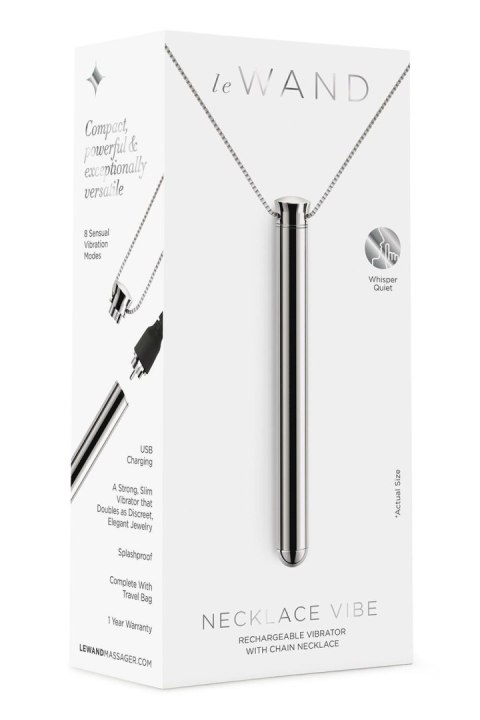 LE WAND LE WAND VIBRATING NECKLACE SILVER LE WAND LE WAND VIBRATING NECKLACE SILVER