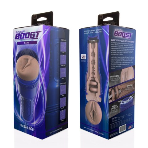 Fleshlight Fleshlight Boost Bang: Light Medium Flesh - masturbator