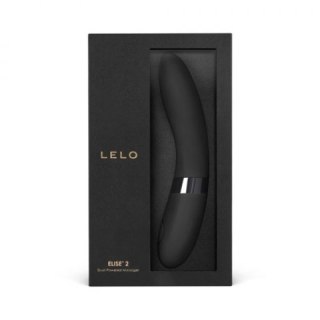 LELO ELISE 2 Black – Ekskluzywny Duży Wibrator o Podwójnej Mocy