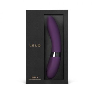 LELO ELISE 2 Plum – Ekskluzywny Duży Wibrator o Podwójnej Mocy