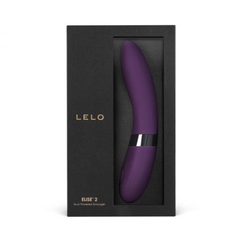 LELO ELISE 2 Plum – Ekskluzywny Duży Wibrator o Podwójnej Mocy