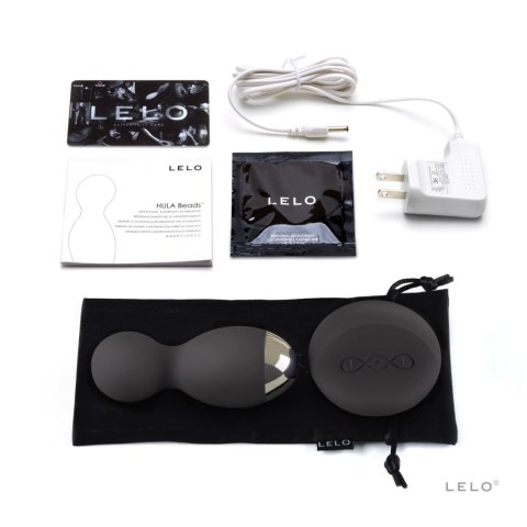 LELO HULA Beads Black – Wibrujące i Rotujące Kulki z Pilotem SenseMotion