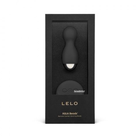 LELO HULA Beads Black – Wibrujące i Rotujące Kulki z Pilotem SenseMotion